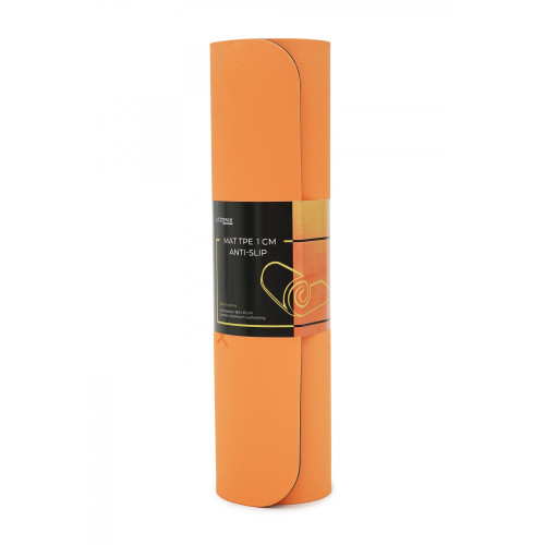 Килимок для фітнесу  Cornix XR-0091 TPE Orange/Black - фото №2